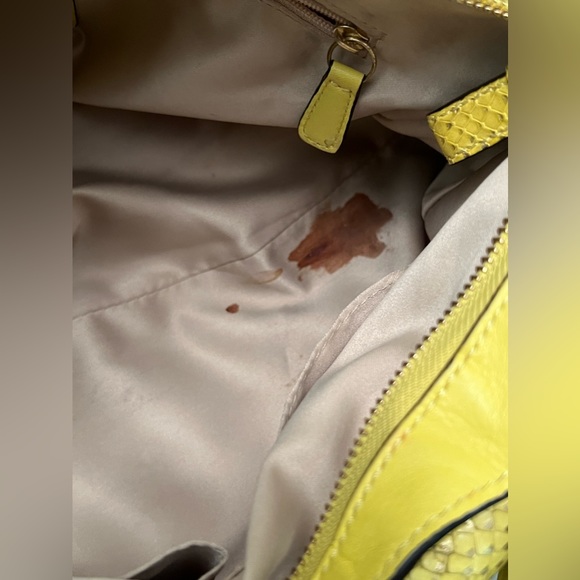 Coach Chartreuse (Yellow-green) Satchel - Picture 8 of 13